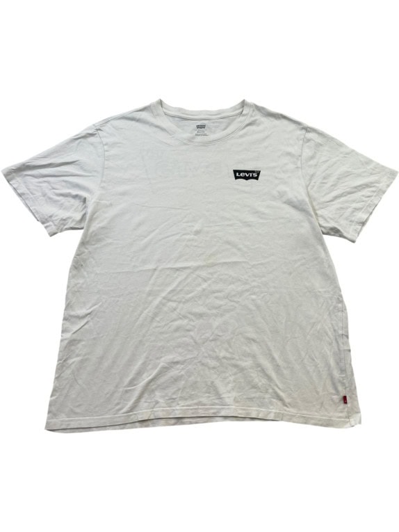 LEVIS T SHIRT MINIMAL OFF WHITE MENS PRE OWNED L