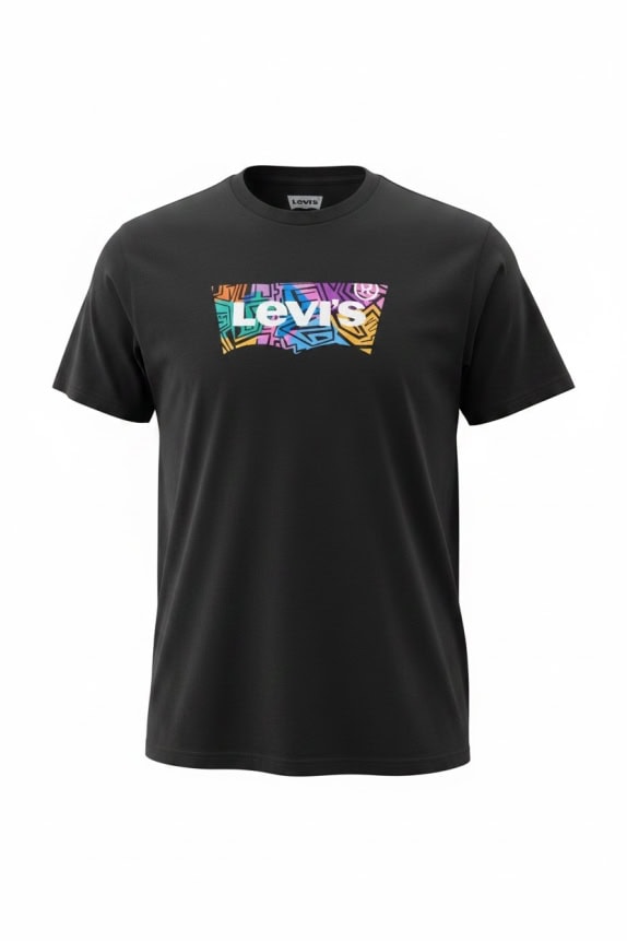 LEVI'S ΜΠΛΟΥΖΑΚΙ T-SHIRT BATWING LOGO ΜΑΥΡΟ UNISEX MEDIUM