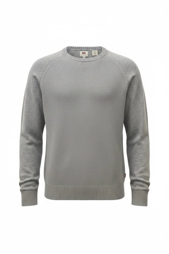 LEVIS MAGLIA PUNTO MINIMAL GRIGIO UOMO PRE OWNED S