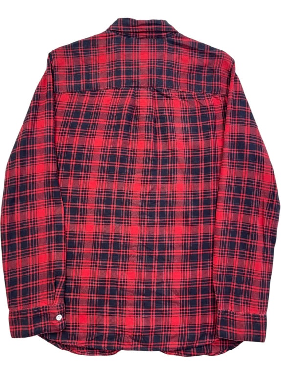 LEVI\'S CAMICIA BOYFRIEND FIT A QUADRI ROSSA DA UOMO M