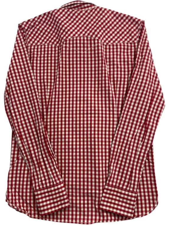 LEVI\'S CAMICIA A QUADRI CON TASCHE ROSSO-BIANCO UOMO M