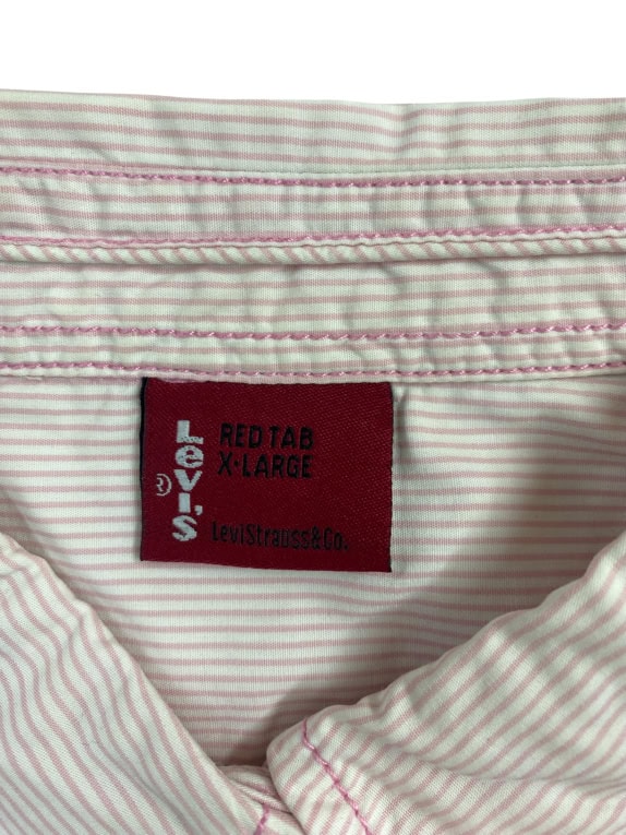 LEVI'S ΠΟΥΚΑΜΙΣΟ VINTAGE ΜΕ ΚΕΝΤΗΜΑ ΛΟΥΛΟΥΔΙΑ ΡΟΖ ΓΥΝΑΙΚΕΙΟ XL