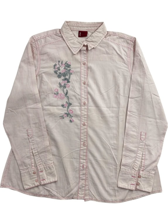 LEVI'S ΠΟΥΚΑΜΙΣΟ VINTAGE ΜΕ ΚΕΝΤΗΜΑ ΛΟΥΛΟΥΔΙΑ ΡΟΖ ΓΥΝΑΙΚΕΙΟ XL