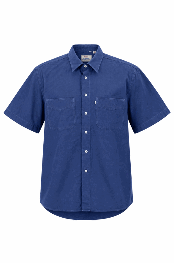 LEVIS ΠΟΥΚΑΜΙΣΟ WORKWEAR ΜΠΛΕ ΑΝΤΡΙΚΟ PRE OWNED XL