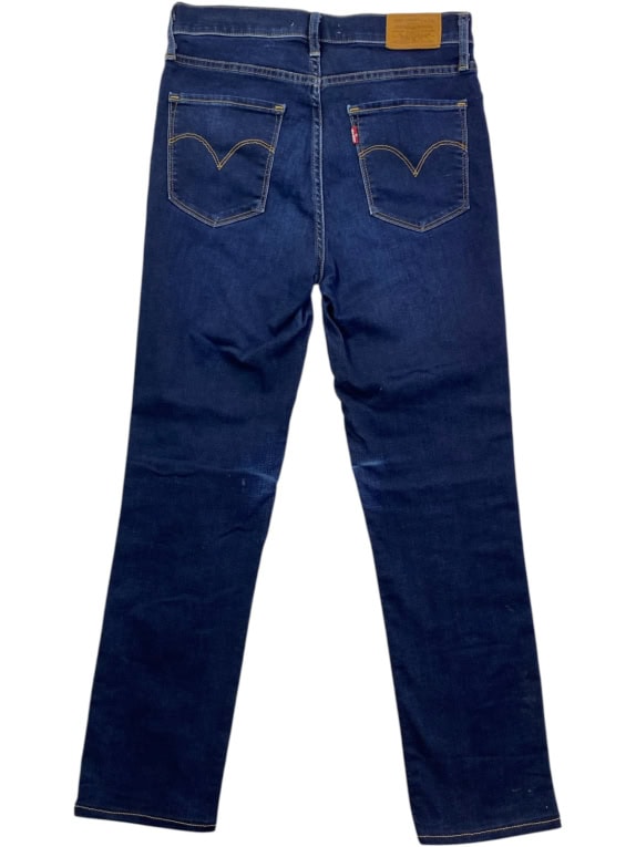 LEVIS PREMIUM JEANS CLASSIC WASHED BLUE WOMEN PRE OWNED XS