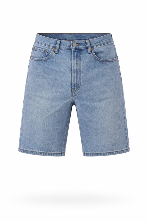LEVIS SHORTS DENIM AZZURRO CHIARO UOMO PRE OWNED L