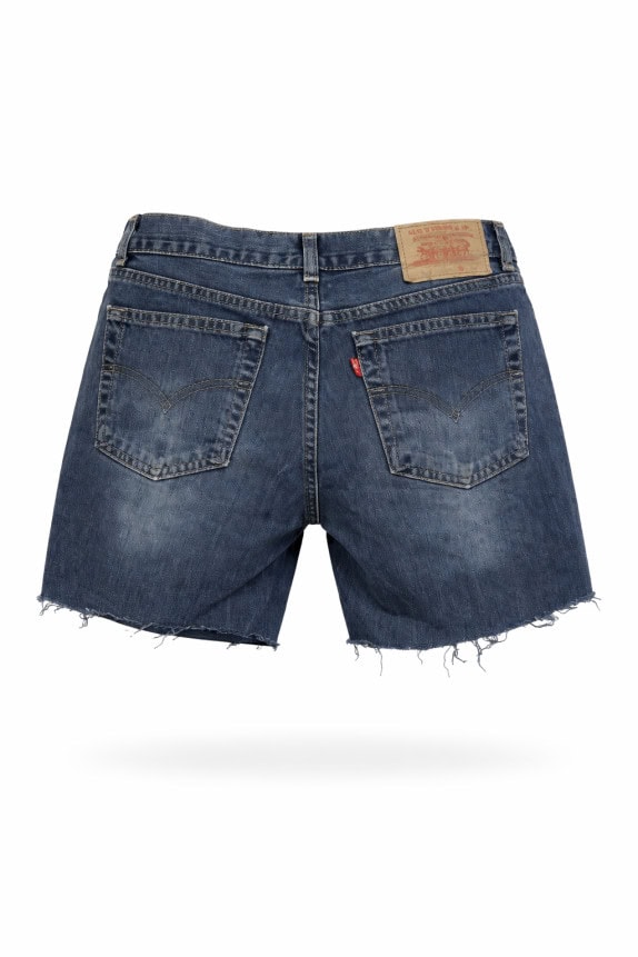 LEVIS STRAUSS & CO DENIM SHORTS VINTAGE WASHED BLUE MEN PRE OWNED S