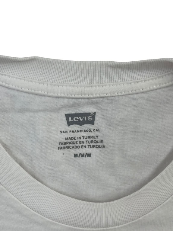 LEVI'S T-SHIRT CASUAL NEON LOGO PRINT ΛΕΥΚΟ ΑΝΔΡΙΚΟ MEDIUM
