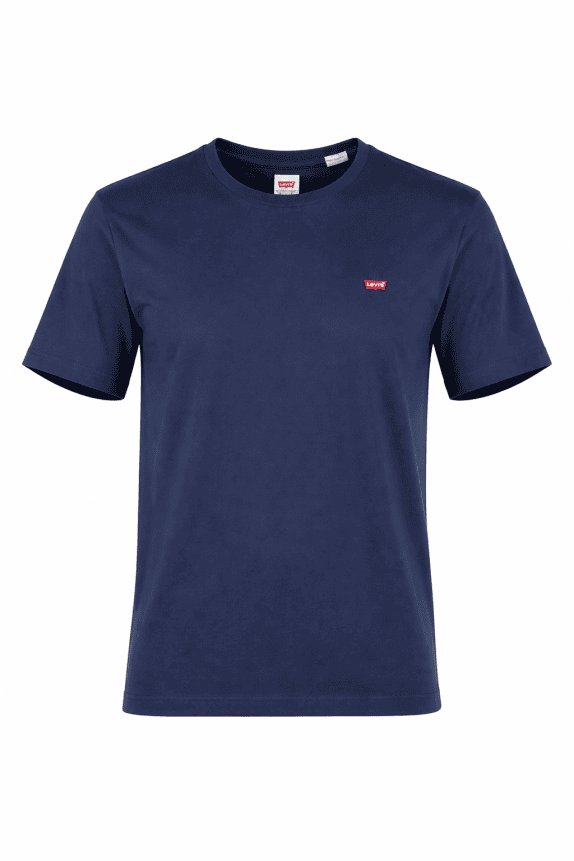 LEVIS T SHIRT MINIMAL NAVY MEN PRE OWNED L