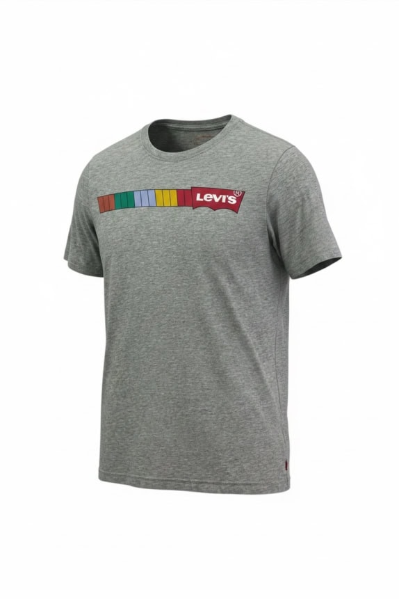 LEVIS T SHIRT RETRO ΓΚΡΙ ΑΝΤΡΙΚΟ M pre-owned