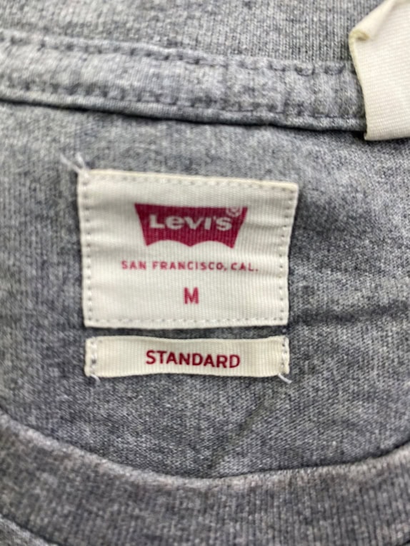 LEVI\'S T-SHIRT LOGO STANDARD GRIGIA UOMO M