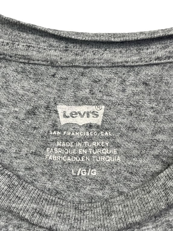 LEVIS T SHIRT VINTAGE ΓΚΡΙ ΓΥΝΑΙΚΕΙΟ L pre-owned