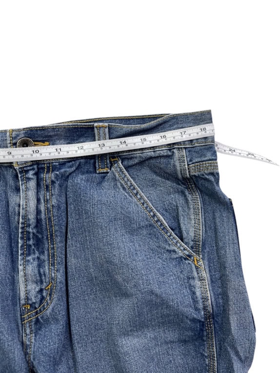 LEVIS ΤΖΙΝ CARPENTER ΒΕΡΜΟΥΔΑ WORKWEAR WASHED BLUE ΑΝΤΡΙΚΟ PRE OWNED XL