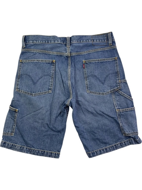LEVIS ΤΖΙΝ CARPENTER ΒΕΡΜΟΥΔΑ WORKWEAR WASHED BLUE ΑΝΤΡΙΚΟ PRE OWNED XL