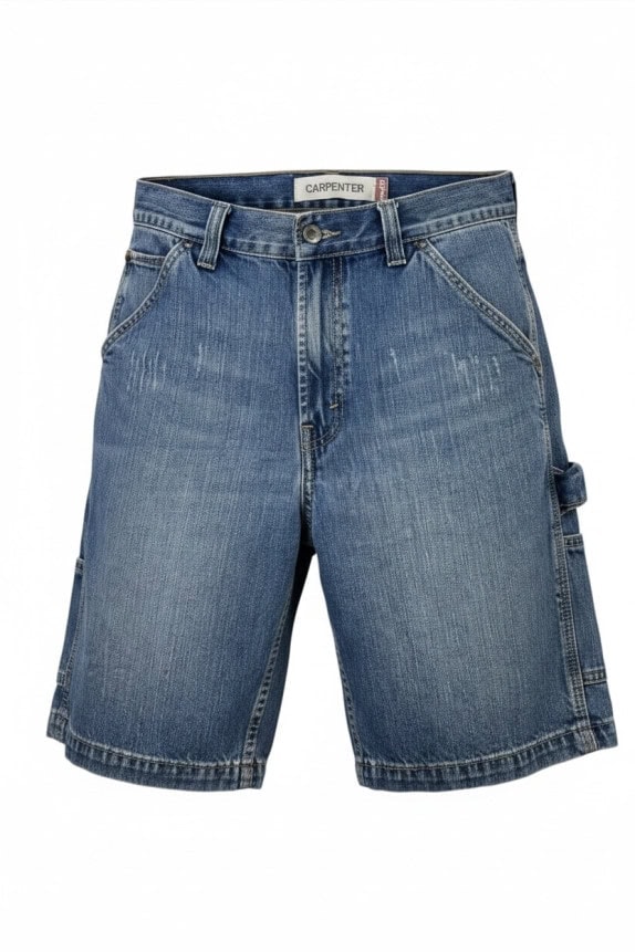 LEVIS ΤΖΙΝ CARPENTER ΒΕΡΜΟΥΔΑ WORKWEAR WASHED BLUE ΑΝΤΡΙΚΟ PRE OWNED S