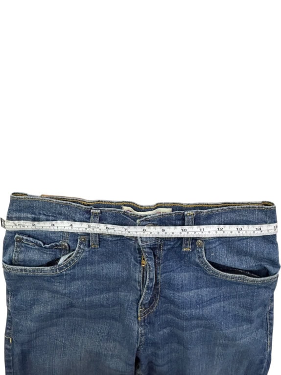 LEVIS JEANS CLASSIC WASHED BLUE MENS PRE OWNED S