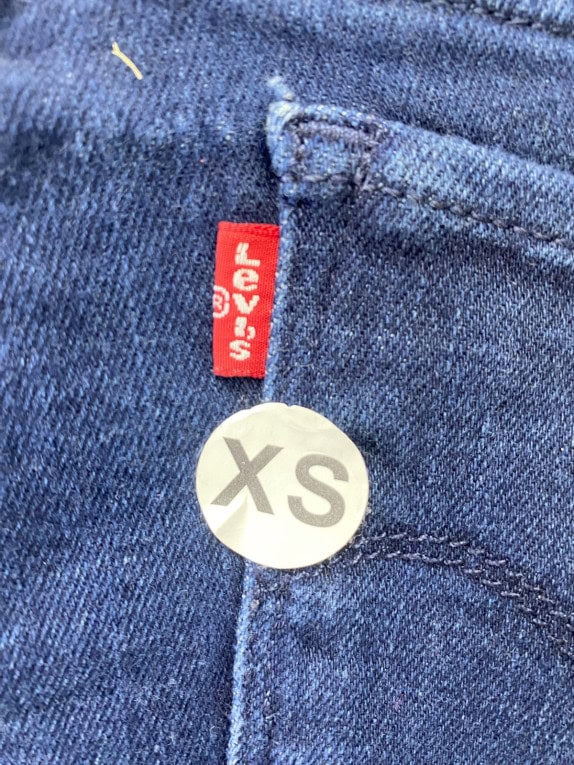 LEVIS ΤΖΙΝ ΠΑΝΤΕΛΟΝΙ SLIM ΣΚΟΥΡΟ ΜΠΛΕ ΓΥΝΑΙΚΕΙΟ PRE OWNED XS