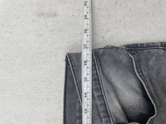 LEVIS JEANS STRAIGHT FIT GRIGIO UOMO PRE OWNED M
