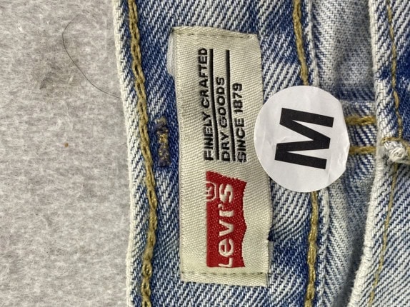 LEVIS ΤΖΙΝ ΠΑΝΤΕΛΟΝΙ VINTAGE ΜΠΛΕ ΑΝΤΡΙΚΟ PRE OWNED M
