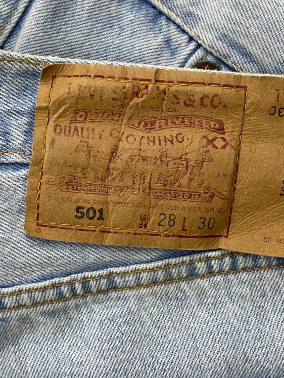 LEVIS ΤΖΙΝ ΠΑΝΤΕΛΟΝΙ VINTAGE WASHED BLUE UNISEX PRE OWNED S