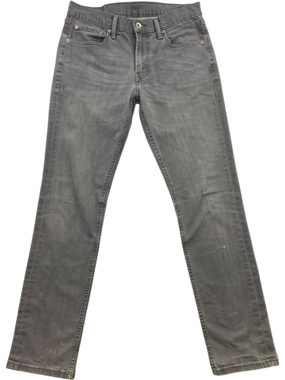LEVIS JEANS WASHED GRIGIO UOMO PRE OWNED M