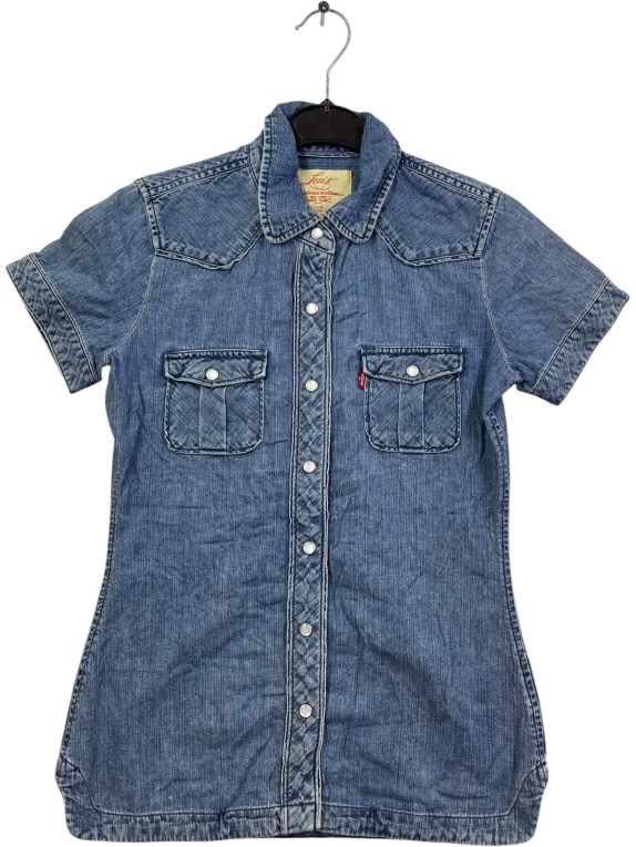 LEVI\'S CAMICIA DI JEANS BLU DA DONNA XS