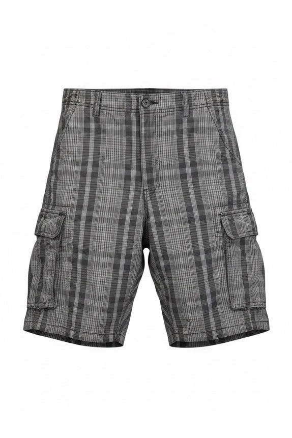 LEVIS ΒΕΡΜΟΥΔΑ CARGO UTILITY ΓΚΡΙ ΚΑΡΟ ΑΝΤΡΙΚΗ PRE OWNED XL