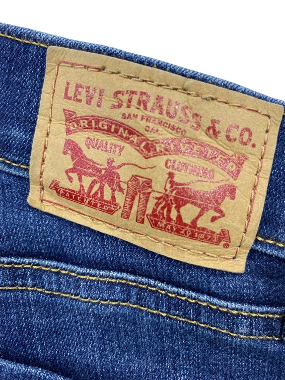 Levi’s 710 Super Skinny Jeans Classic Logo Blue Women’s XS