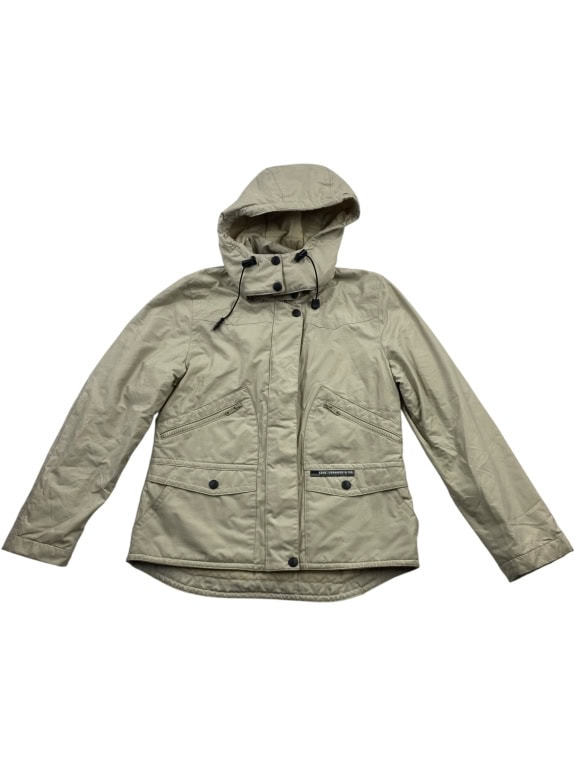 Levi’s Giacca Parka Casual con Cappuccio Beige da Donna S
