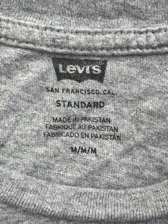 Levi’s Ανδρικό T-Shirt Γκρι με Logo Print
