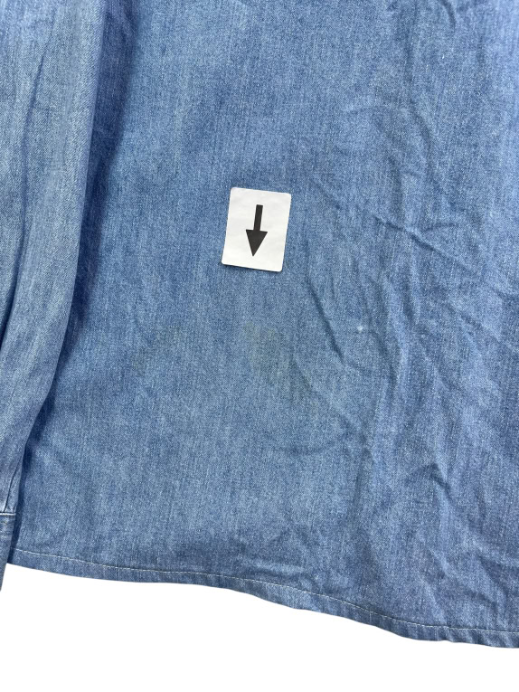 Levi’s Denim Πουκάμισο Logo Μπλε Unisex S