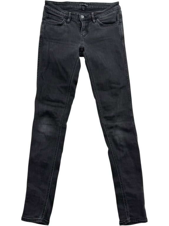 LEVI’S LINE 8 Τζιν Παντελόνι CASUAL Λογότυπο Μαύρο/Ανθρακί Γυναικείο XS (W28)