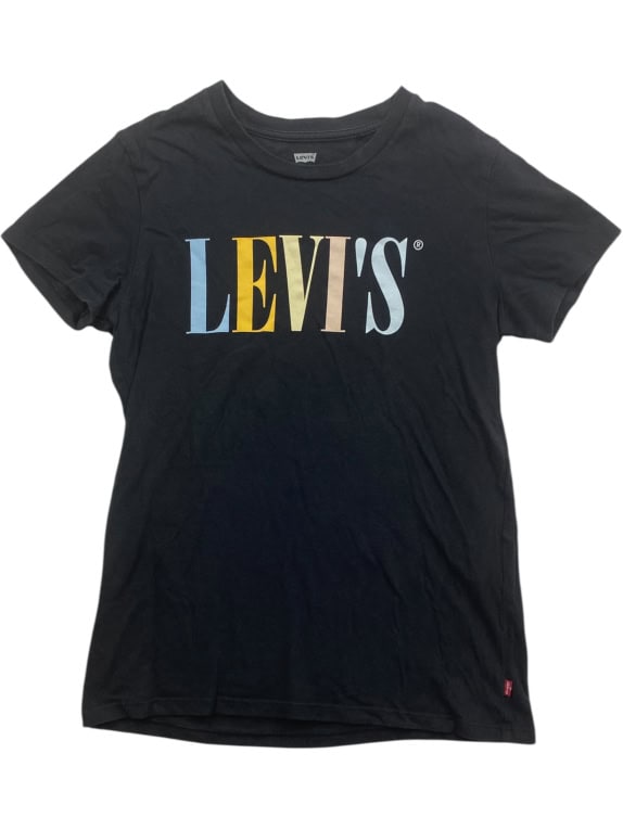 Levi’s T-Shirt Casual Logo Print Μαύρο Γυναικείο XS