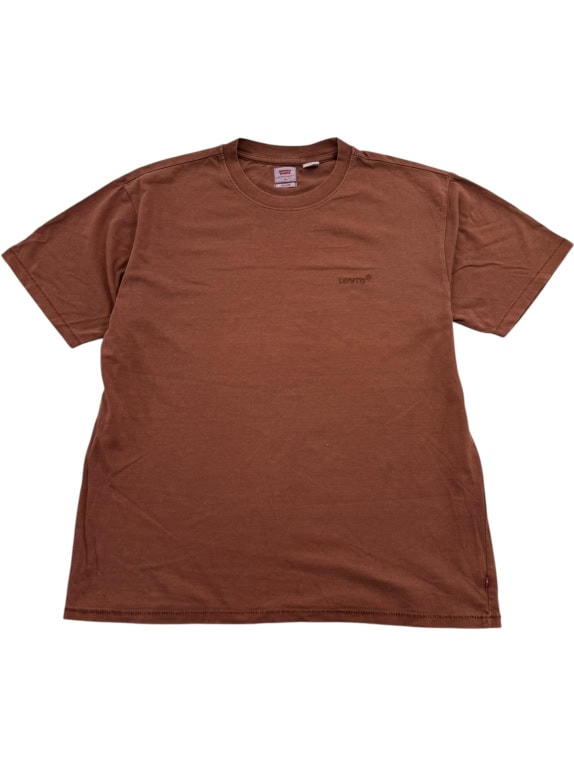 LEVI’S T-Shirt con logo minimal marrone da uomo M