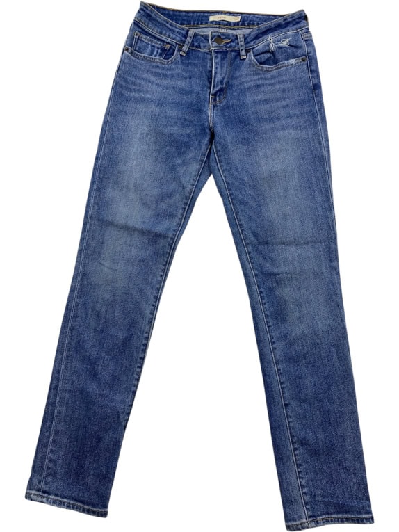Levi’s Τζιν Παντελόνι 712 Slim Vintage Λογότυπο Μπλε Γυναικείο 27