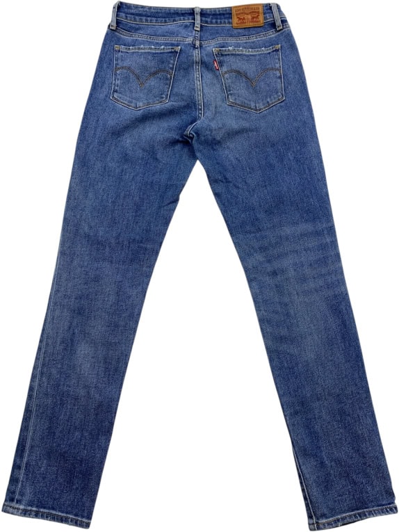 Levi’s 712 Slim Vintage Denim Jeans Logo Blue Women’s 27