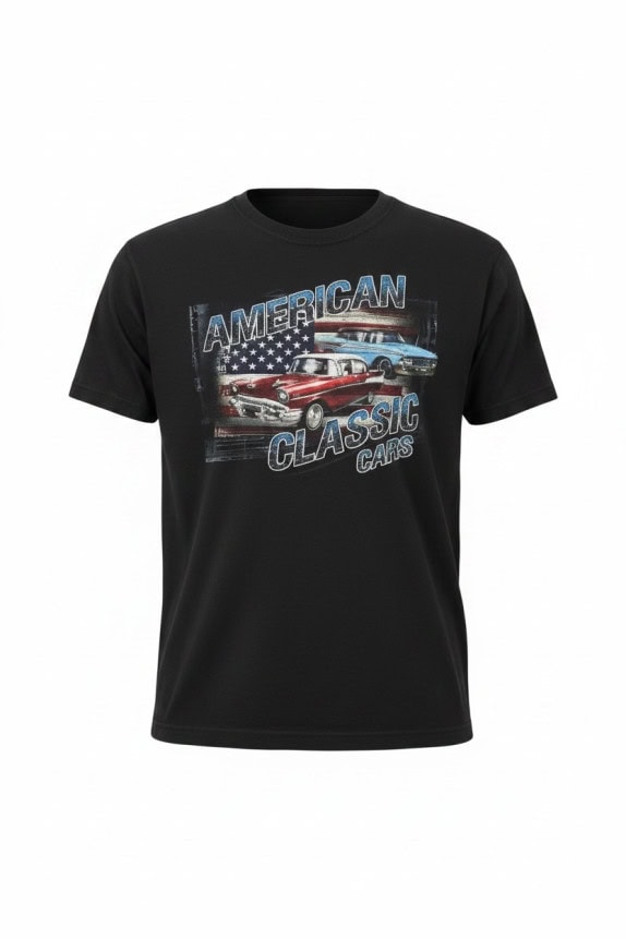 LIFESTYLE CLASSICS T SHIRT GRAPHIC RETRO ΜΑΥΡΟ ΑΝΤΡΙΚΟ PRE OWNED L