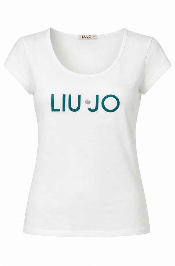 LIU JO ΓΥΝΑΙΚΕΙΟ T SHIRT MINIMAL ΛΕΥΚΟ PRE OWNED S