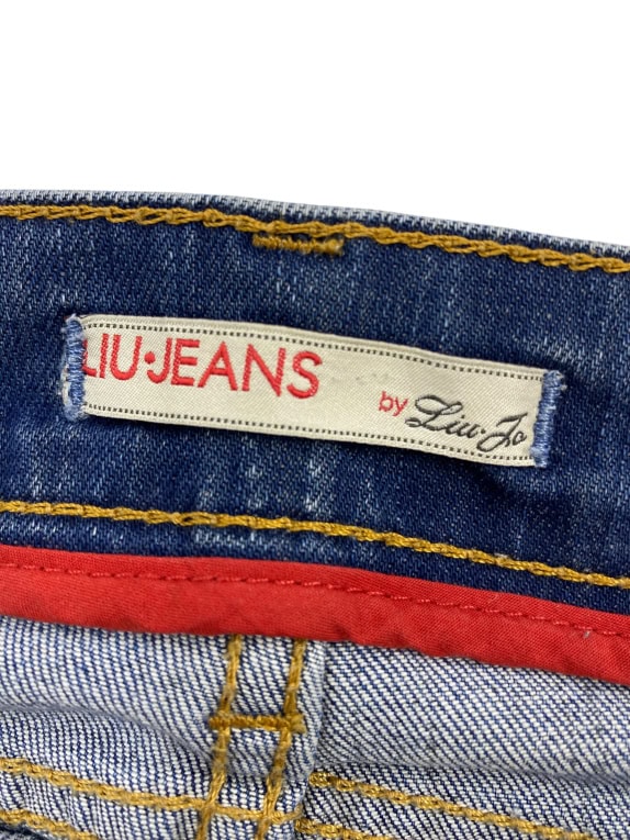 LIU JO Jeans Slim Fit Casual Με Λογότυπο Μπλε Γυναικείο