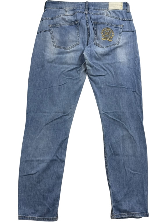 Liu Jo Jeans Τζιν Παντελόνι Casual Logo Μπλε Γυναικείο M/L