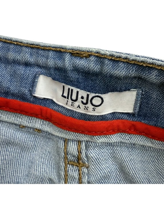 Liu Jo Jeans Τζιν Παντελόνι Casual Logo Μπλε Γυναικείο M/L