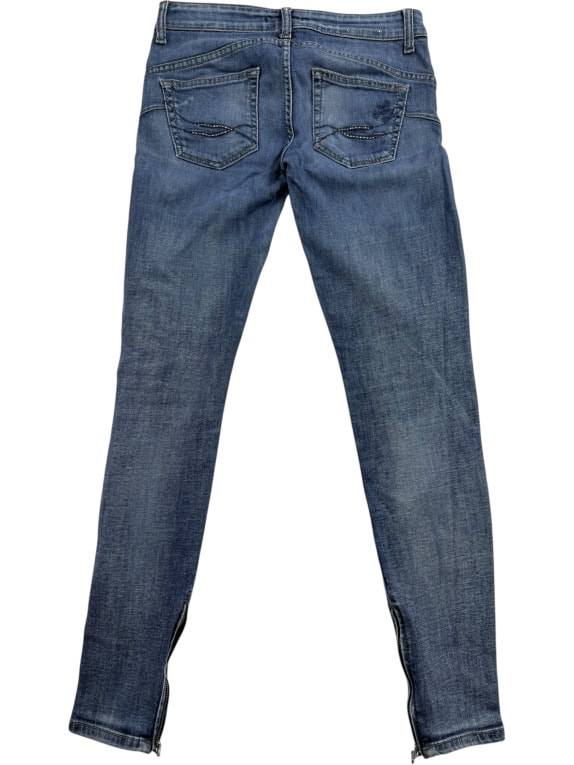 LIU JO Jeans Τζιν Παντελόνι VINTAGE Λογότυπο Μπλε Γυναικείο XS