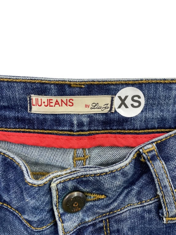 LIU JO JEANS WASHED BLUE WOMEN PRE OWNED XS