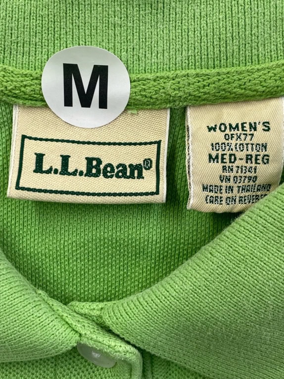 LL BEAN ΑΜΑΝΙΚΟ ΠΟΛΟ ΚΛΑΣΙΚΟ ΠΡΑΣΙΝΟ ΓΥΝΑΙΚΕΙΟ PRE OWNED M