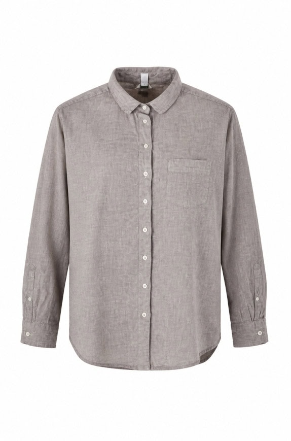 L.L. BEAN CAMICIA MINIMAL GRIGIO UOMO PRE OWNED M