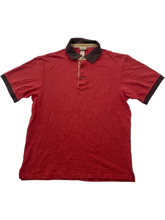 L.L.Bean Polo Κοντομάνικο Κόκκινο Unisex L