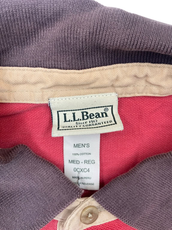 L.L.Bean Polo Κοντομάνικο Κόκκινο Unisex L