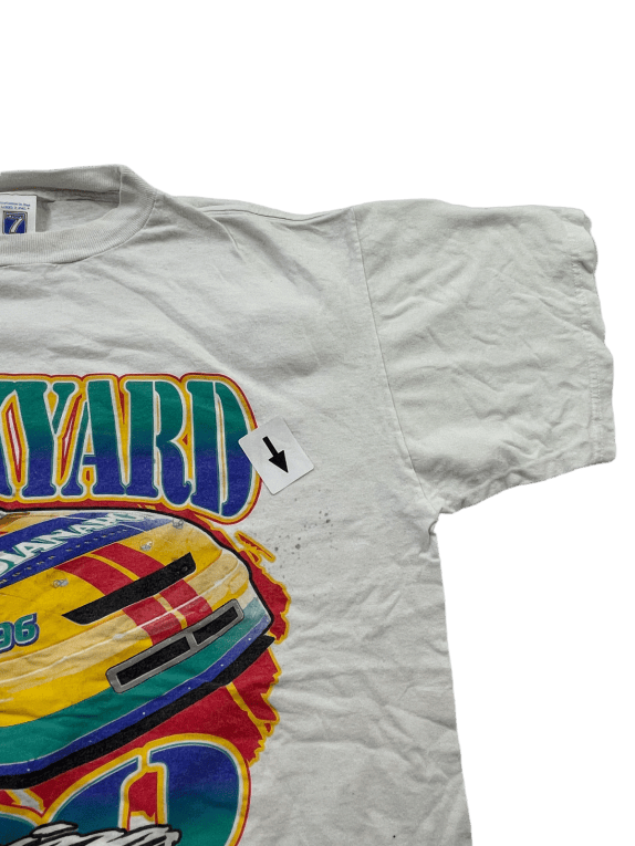 LOGO 7 GRAPHIC TEE RETRO BIANCO UOMO PRE OWNED M