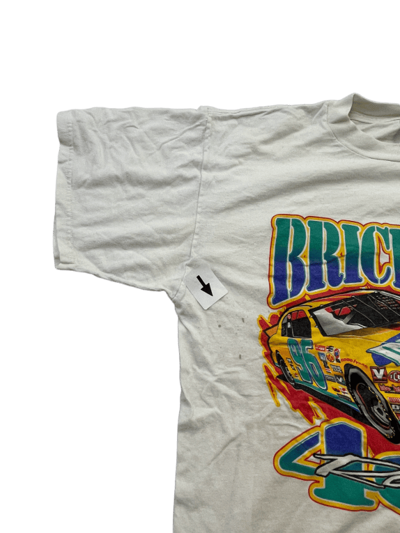 LOGO 7 GRAPHIC TEE RETRO BIANCO UOMO PRE OWNED M