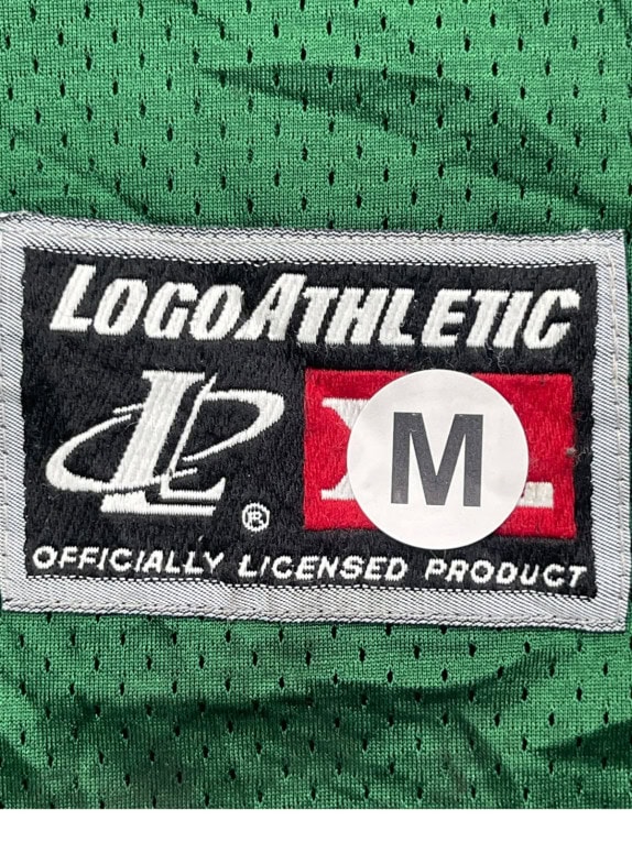 LOGO ATHLETIC JERSEY VINTAGE GREEN MENS PRE OWNED XL